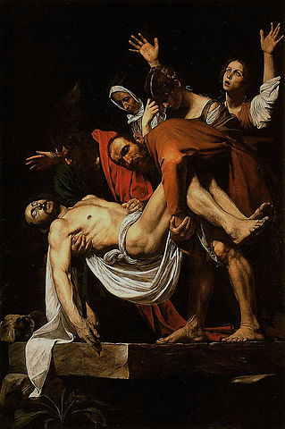 The Deposition of Christ (1603-4) by Caravaggio, oil on canvas, Vatican Museum, Rome