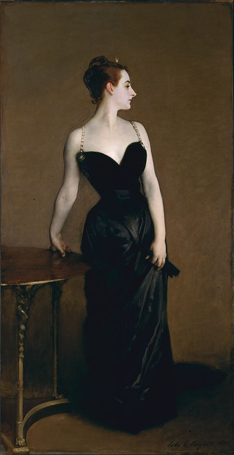 Madame X (Madame Pierre Gautreau) (1884) by John Singer Sargent, oil on canvas, Metropolitan Museum of Art, Manhattan