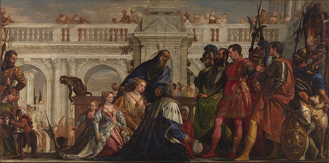 The Family of Darius before Alexander (1565-67) by Veronese, oil on canvas, National Gallery, London