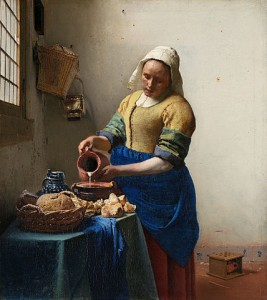 The Milkmaid (c.1658) oil on canvas