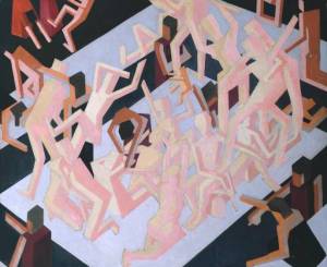 Vision of Ezekiel (1912) David Bomberg, oil on canvas, Tate Gallery, London