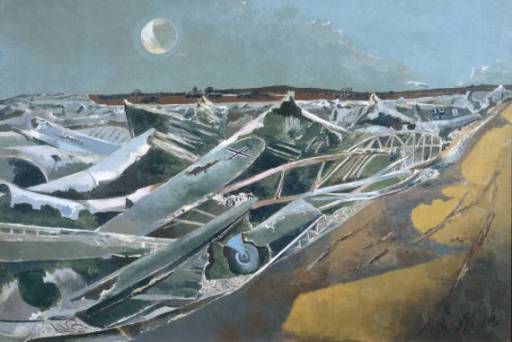 Totes Meer (Dead Sea) (1940-41) Paul Nash, oil on canvas, Tate Britain, London 