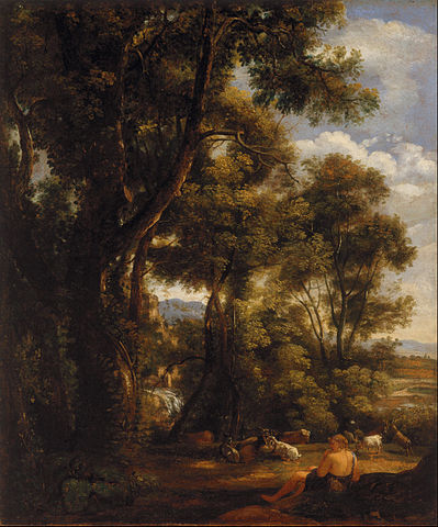 Landscape with Goatherd (1823) by John Constable, oil on canvas, Art Gallery of New South Wales, Sydney