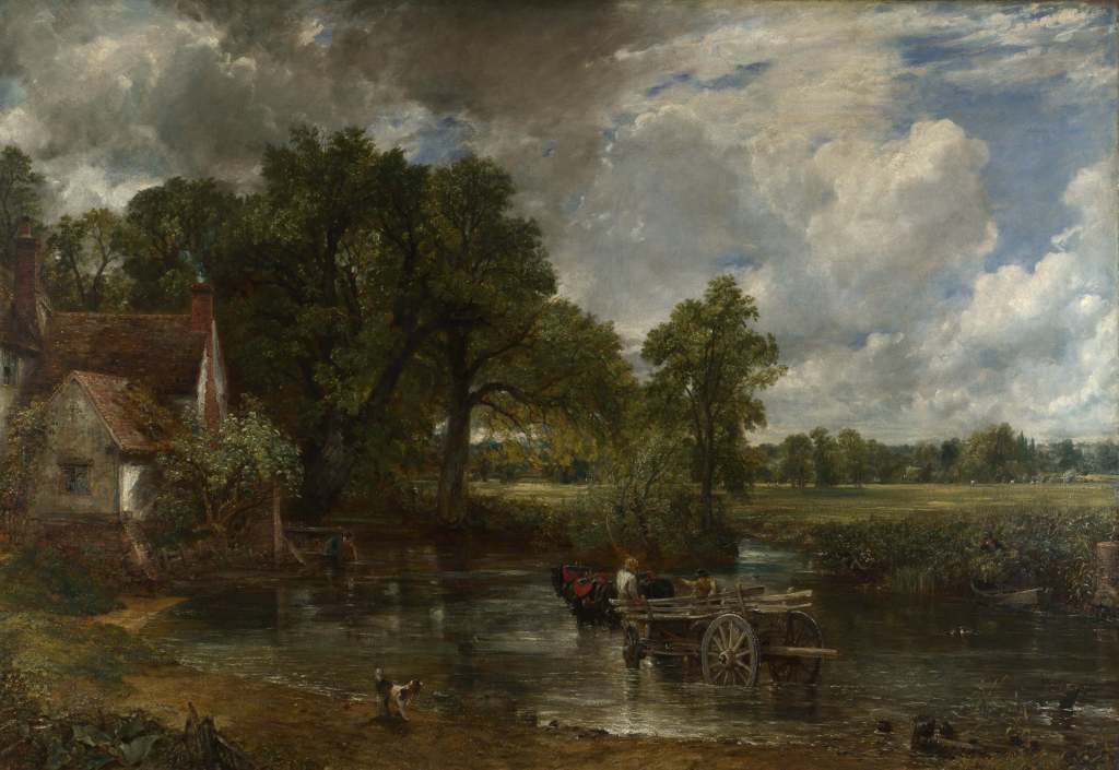 The Hay Wain (1821) by John Constable, oil on canvas, The National Gallery, London