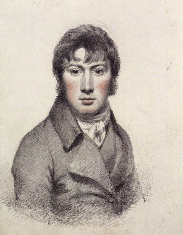 Self-portrait (c. 1799-1804) by John Constable, pencil and black chalk heightened with white and red chalk, National Portrait Gallery, London