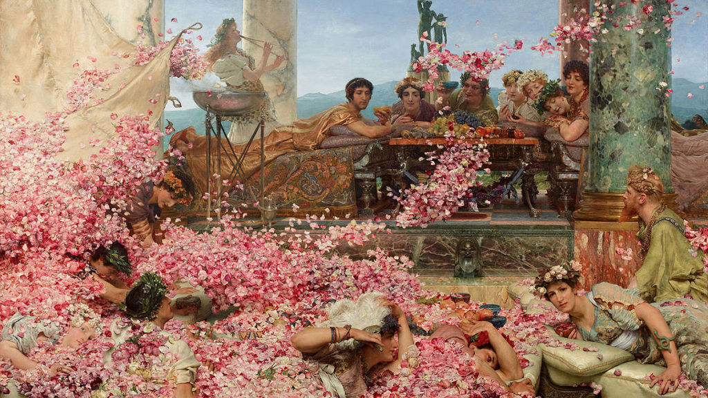 The Roses of Heliogabalus (1888) by Lawrence Alma-Tadema
