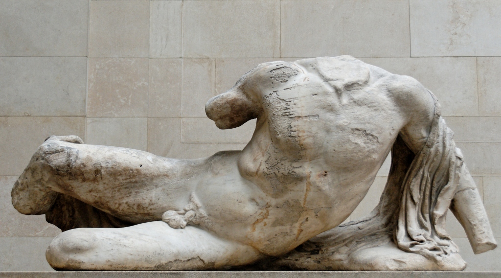 Ilissos - from the West pediment of the Parthenon (ca. 447–433 BC.), British Museum, London
