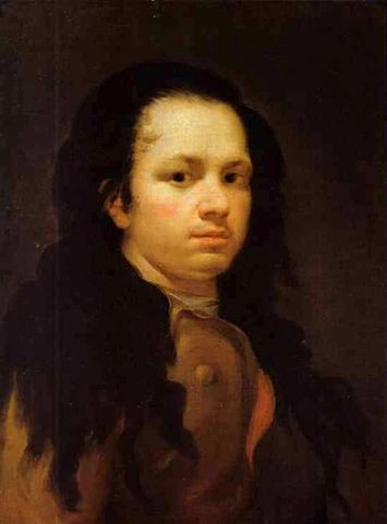 Self Portrait by Goya (c.1780), oil on canvas, Museo Goya, Colección Ibercaja, Zaragoza