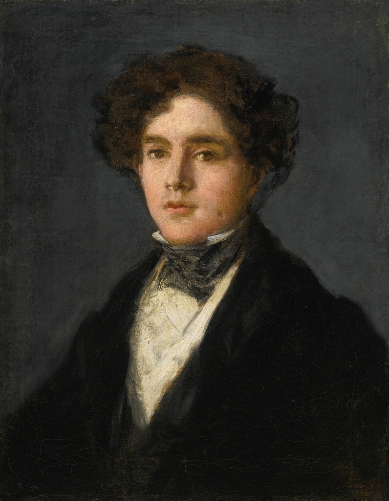 Mariano Goya y Goicoechea (c. 1827) by Goya, oil on canvas, Meadows Museum, Texas