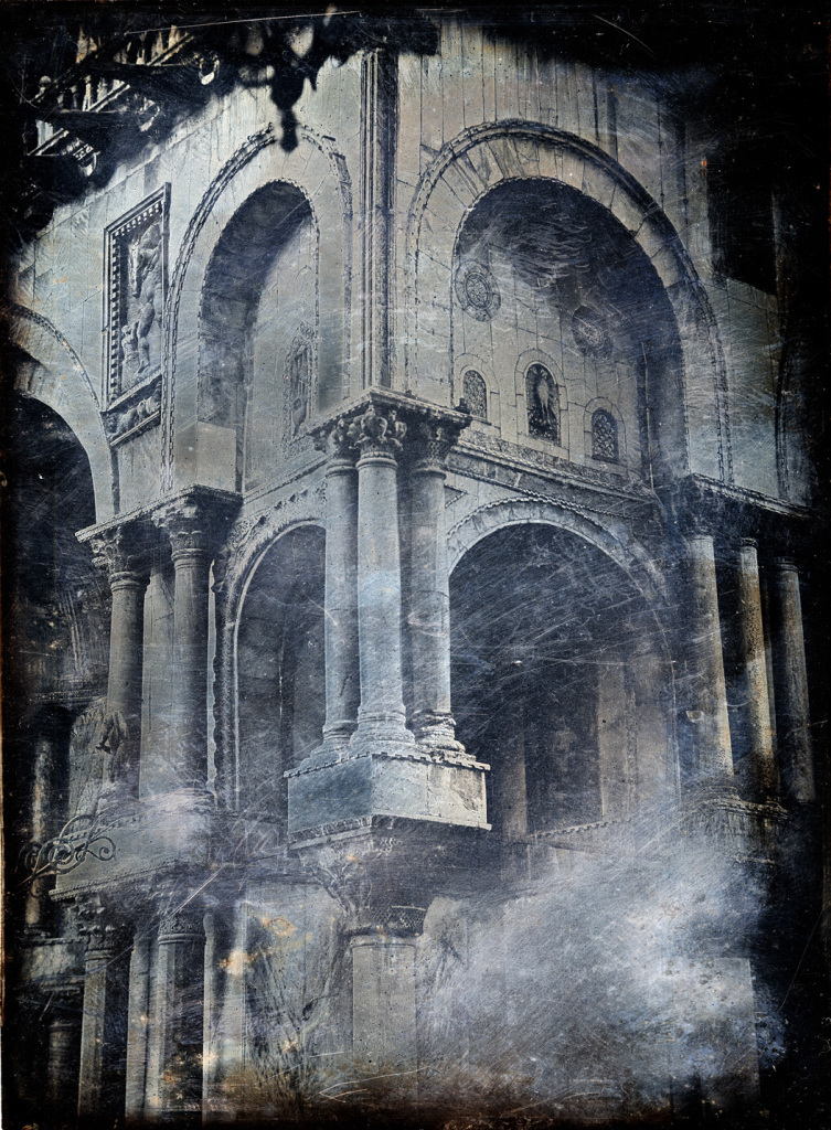 The North-West Angle of the Facade of St Mark's, Venice (c.1850–1852) by John Hobbs, daguerreotype, Ruskin Foundation (Ruskin Library, Lancaster University)